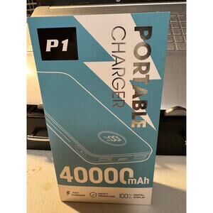 New Sealed IAPOS P1 40000 mAh Black Portable Charger Fast Charging